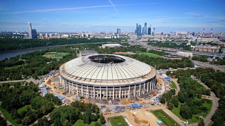 Luzhniki Stadium, em Moscou, será uma das sedes da Copa do Mundo de 2018 - Fifa / Reprodução