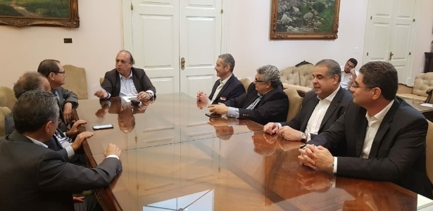 CBF e Ferj se reuniram com o governador do Rio de Janeiro, Luiz Fernando Pezão - Divulgação