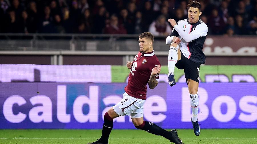O Torino do zagueiro Lyanco é contra a volta dos campeonatos. Já a Juventus de Cristiano Ronaldo, a favor.  - REUTERS/Massimo Pinca