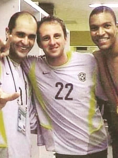 Marcos, do Palmeiras, e Rogério Ceni, do São Paulo, além de Dida, do Milan, foram os goleiros da seleção campeã em 2002 - Reprodução/Instagram
