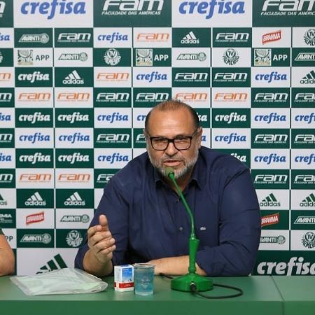 Rubens Sampaio concede entrevista coletiva no Palmeiras durante a temporada 2016 - Cesar Greco/Palmeiras