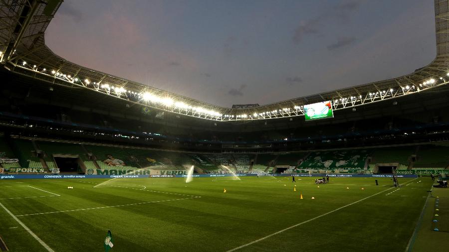 Allianz Parque, palco de Palmeiras x UNiversitario na fase de grupos da Libertadores 2021 - Amanda Perobelli - Pool/Getty Images