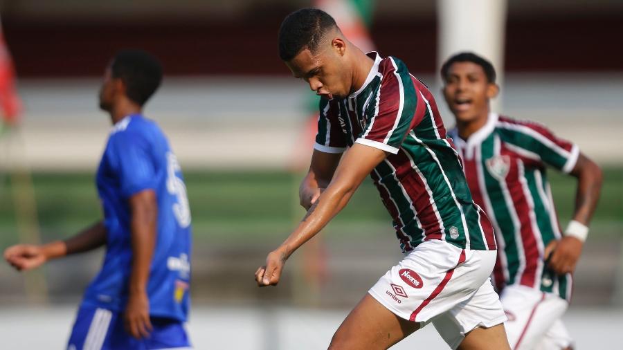 Samuel marcou três gols na goleada do Fluminense por 5 a 1 sobre o Cruzeiro - GILVAN DE SOUZA/FLUMINENSE FC