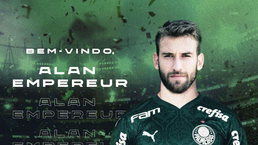 Alan Empereur, zagueiro anunciado pelo Palmeiras - Reprodução