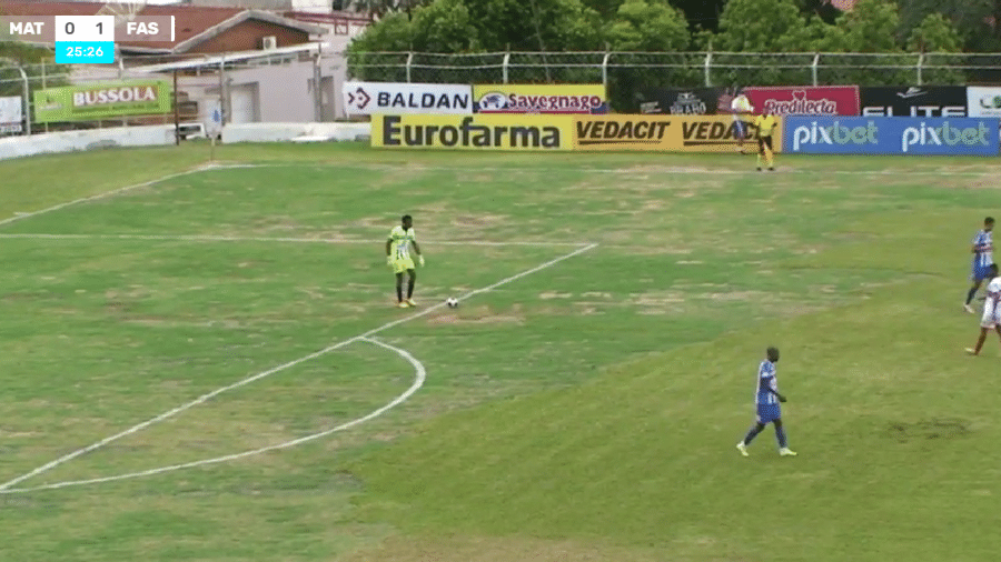 A transmissão de Matonense x Fast, pela Copa São Paulo teve vinheta improvisada pelo narradaor - Reprodução/FPF TV