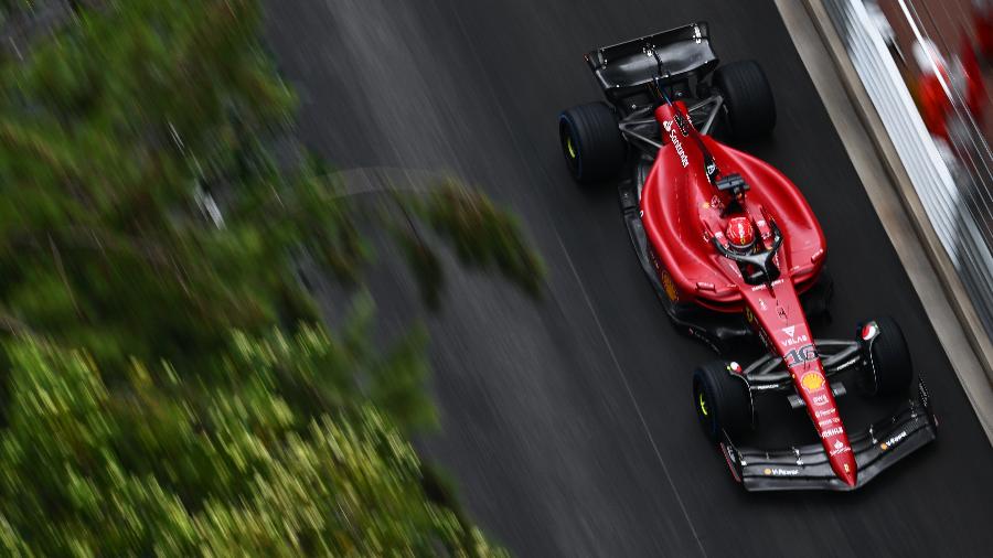 Charles Leclerc, da Ferrari, durante GP de Mônaco da Fórmula 1 - Clive Mason - Formula 1/Formula 1 via Getty Image