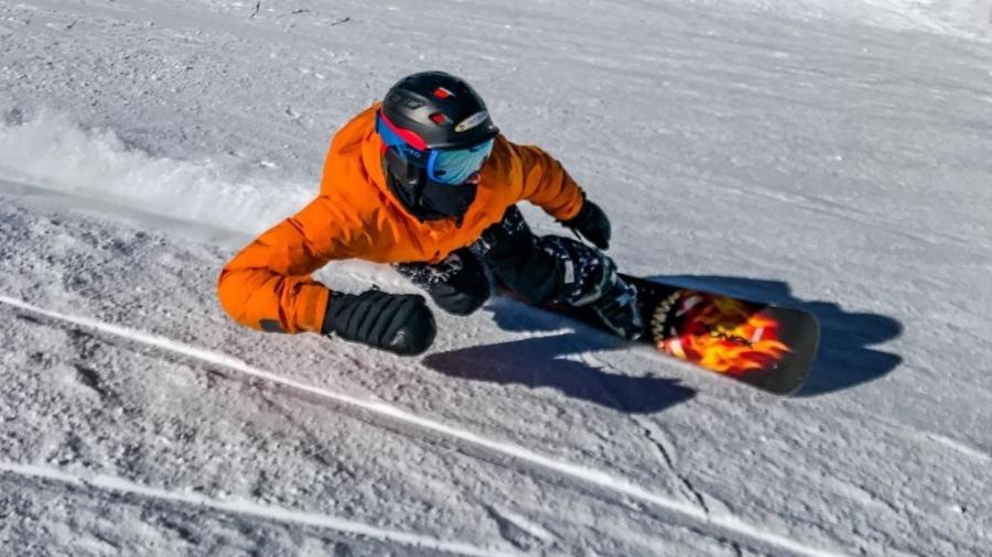 O catarinense Noah Bethônico Campeão Brasileiro de Snowboardcross no Chile - Arquivo Pessoal