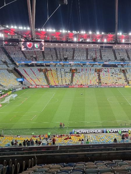 Estádio Maracanã antes de Flamengo e Palestino