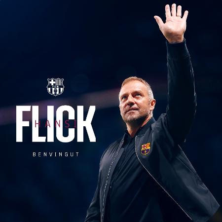 Barcelona anuncia a contratação do técnico Hansi Flick