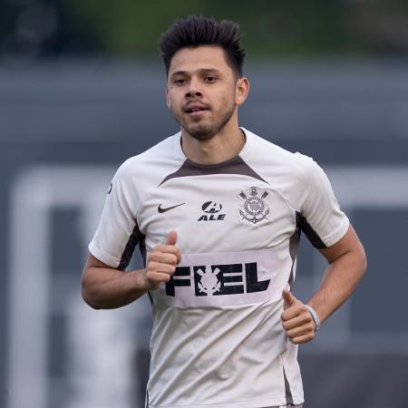 Romero, em treino pelo Corinthians