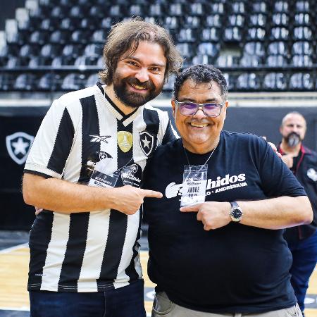 Botafogo: João Paulo Magalhães (camisa alvinegra) foi eleito presidente e André Silva o vice - Wallace Lima / Botafogo