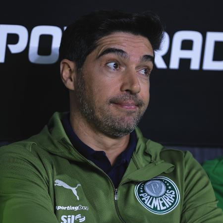 Abel Ferreira, técnico do Palmeiras, durante jogo contra o Sporting Cristal Abel Ferreira, técnico do Palmeiras, durante jogo contra o Sporting Cristal