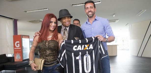 Joseph Jackson, pai do cantor Michael Jackson, realizou visita ao Corinthians - Daniel Augusto Jr/Agência Corinthians