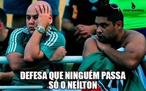 Rivais tiram sarro da defesa do Palmeiras - Reprodução
