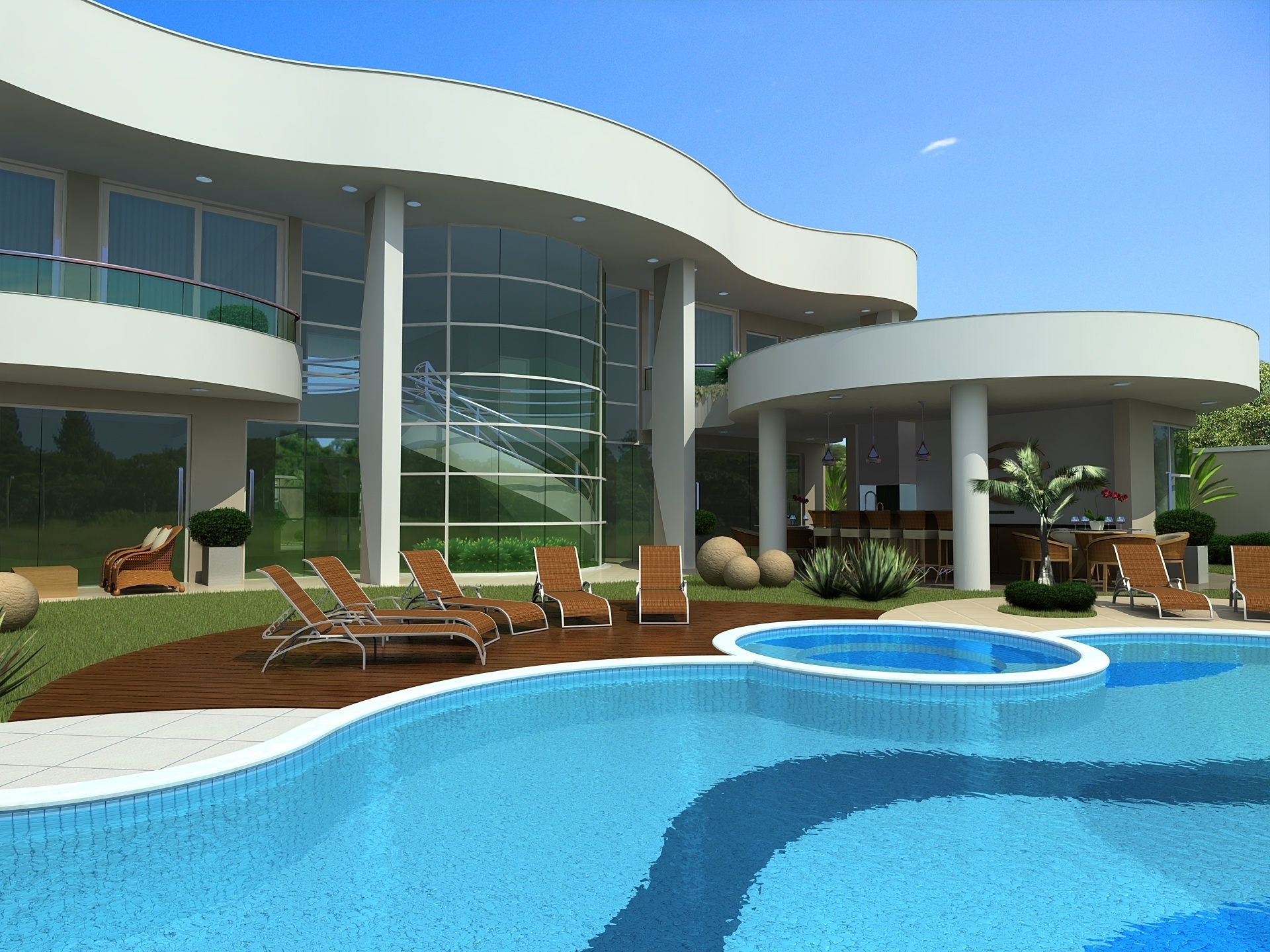 Projeto da casa do brasileiro Ismaily que está sendo construída no interior de Mato Grosso do Sul - Divulgação