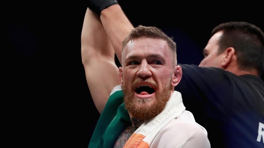 Conor McGregor é o campeão dos pesos-leves (70 kg) do UFC - Michael Reaves / Getty Images