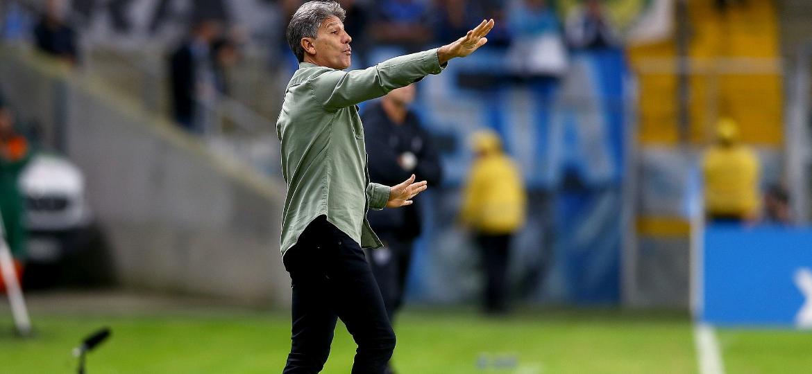 Renato Gaúcho virou alvo de crítica de jornalista, que teve áudio vazado nas redes sociais - Lucas Uebel/Grêmio FBPA