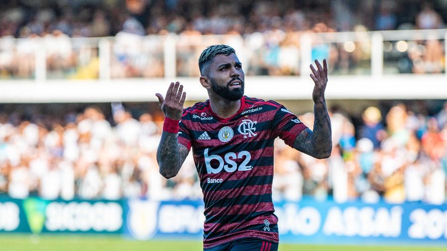 Gabigol foi um dos grandes nomes do Flamengo em 2019, mas permanência ainda é incógnita - RICHARD CALLIS/FOTOARENA/ESTADÃO CONTEÚDO