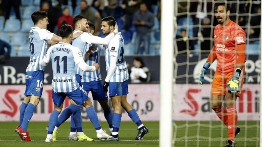 Partida do Málaga na segunda divisão do Campeonato Espanhol - Reprodução / Twitter