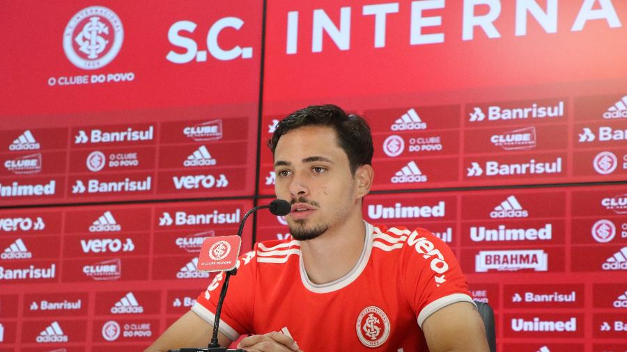 Mauricio, meia-atacante, apresentado como reforço do Inter, pode fazer estreia - Ricardo Duarte/SC Internacional