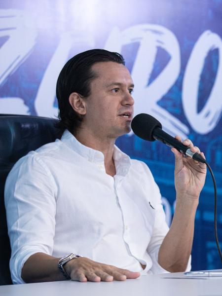 Sergio Santos Rodrigues, presidente do Cruzeiro, em 08/10/2020 - Igor Sales/Cruzeiro
