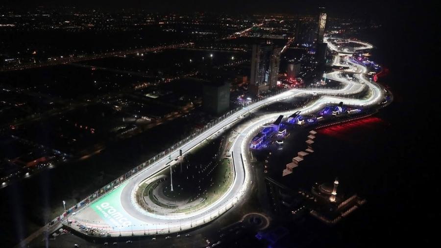 Circuito Urbano de Jeddah, uma das pistas da Fórmula 1 em 2023 - Hasan Bratic/DeFodi Images via Getty Images