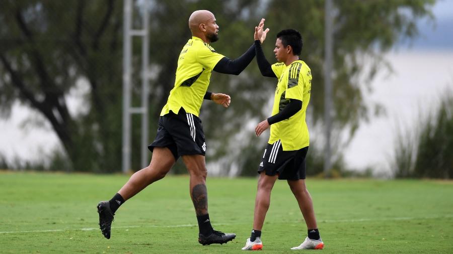 Rodrigo Moledo marcou um dos gols do Inter no jogo-treino contra o Cruzeiro-RS - Ricardo Duarte/Inter