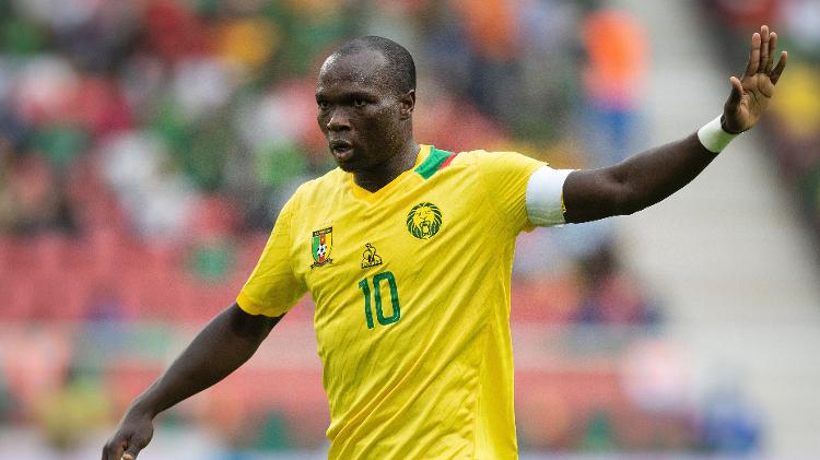 Vincent Aboubakar, jogador da seleção de Camarões