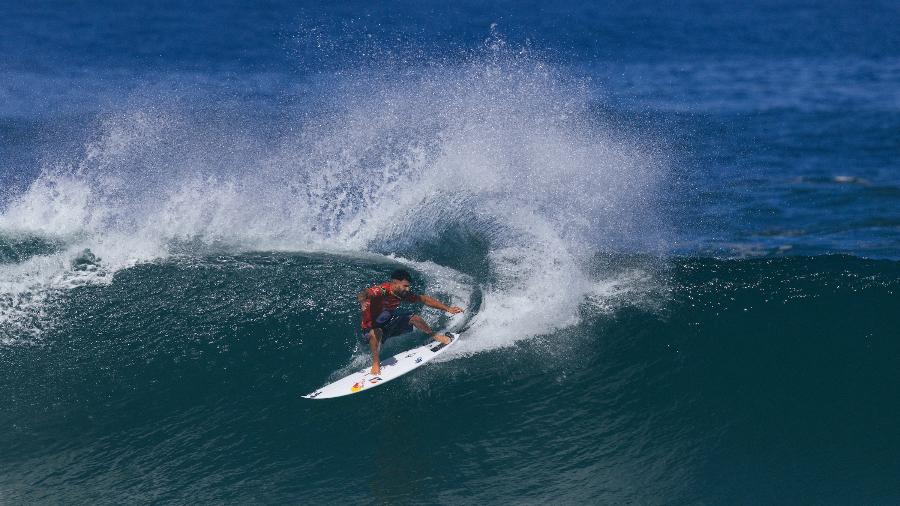 Italo Ferreira, durante a etapa de Saquarema do Circuito Mundial de Surfe - Thiago Diz/World Surf League