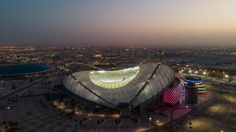 Estádio Khalifa Internacional, um dos oito estádios da Copa do Mundo do Qatar - David Ramos/Getty Images