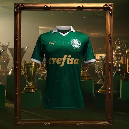 A camisa principal do Palmeiras para a temporada de 2024 - Divulgação/Palmeiras