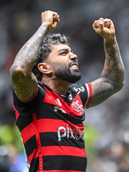 Gabigol durante final da Copa do Brasil entre Atlético-MG e Flamengo