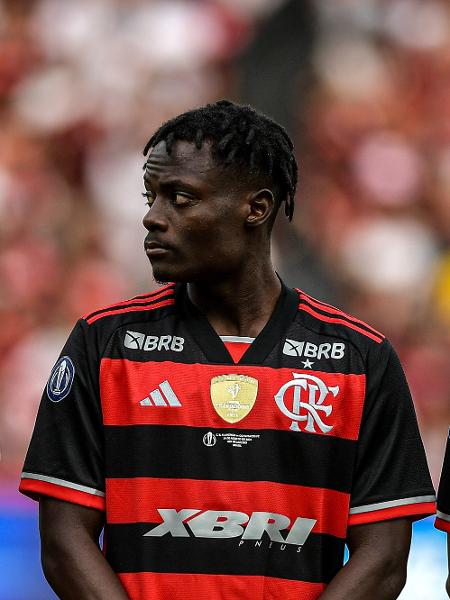 Shola, durante jogo do sub-20 do Flamengo