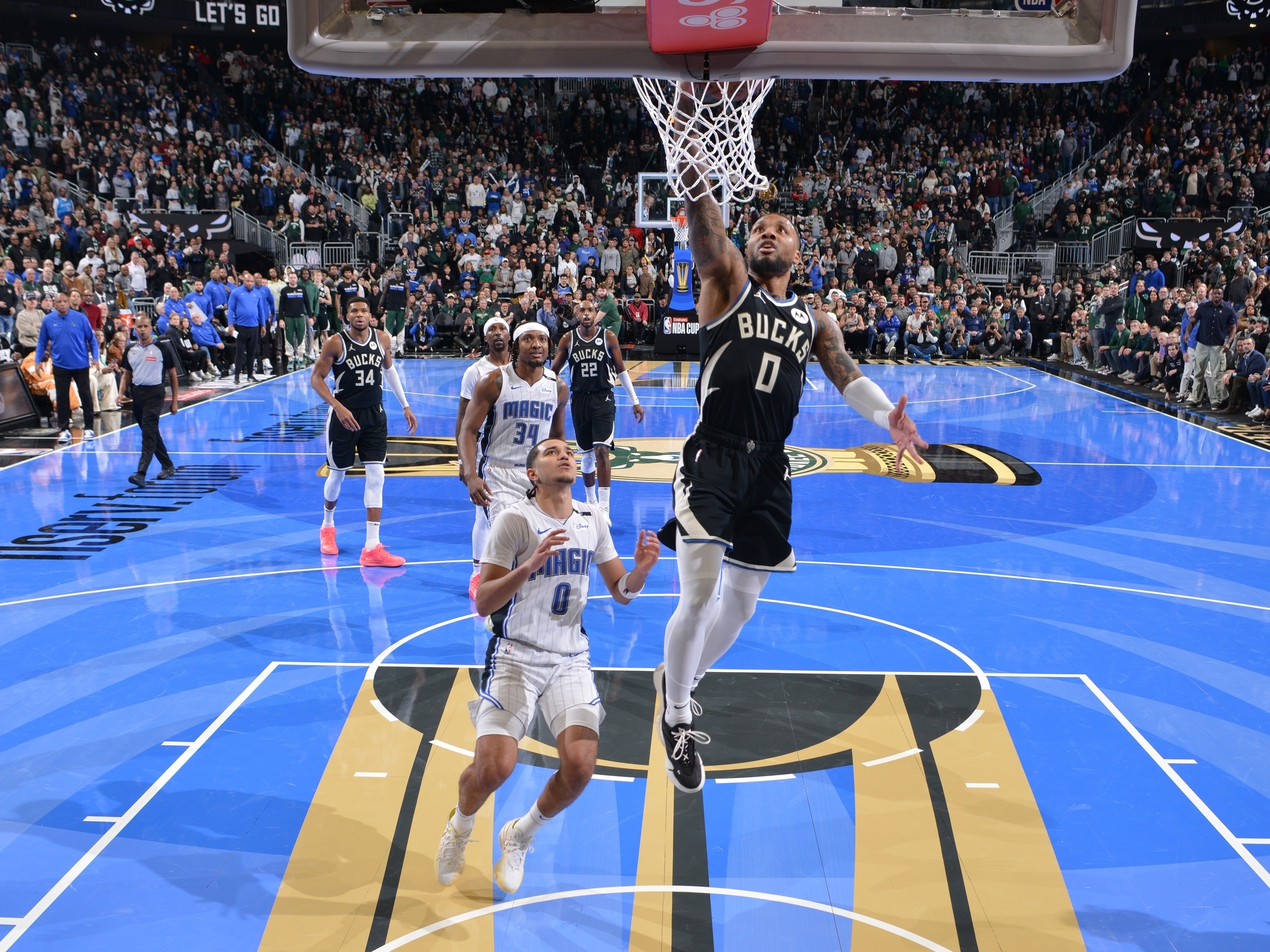 NBA Cup tem quadras diferentonas e 'cara' de Olimpíadas