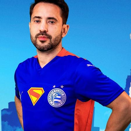 É a 1ª camisa oficial de um time brasileiro com referência direta a um super herói É a 1ª camisa oficial de um time brasileiro com referência direta a um super herói