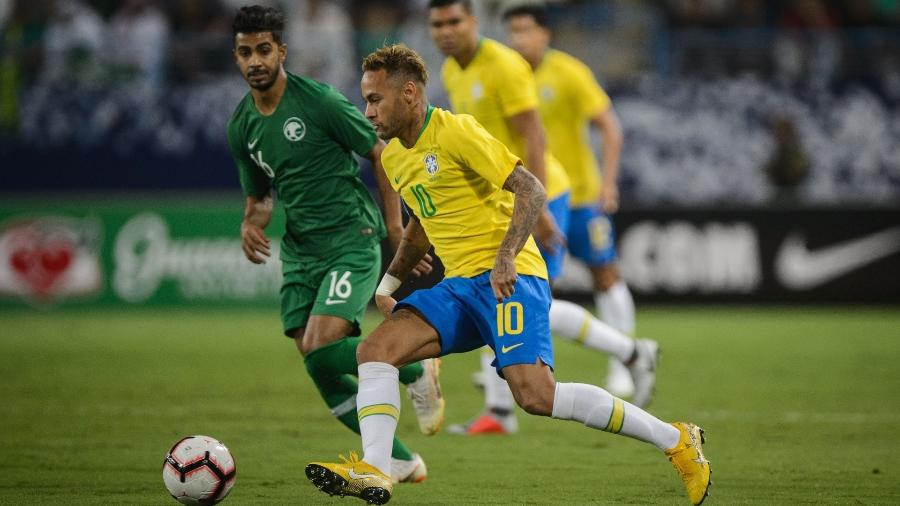 Neymar e a seleção brasileira podem disputar amistoso no Qatar em março de 2019. CBF estuda convite do governo local - Pedro Martins/Mowa Press