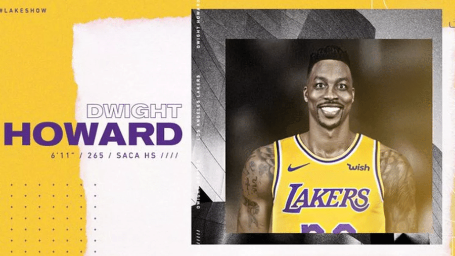 Los Angeles Lakers anuncia retorno de Dwight Howard - Reprodução/Twitter