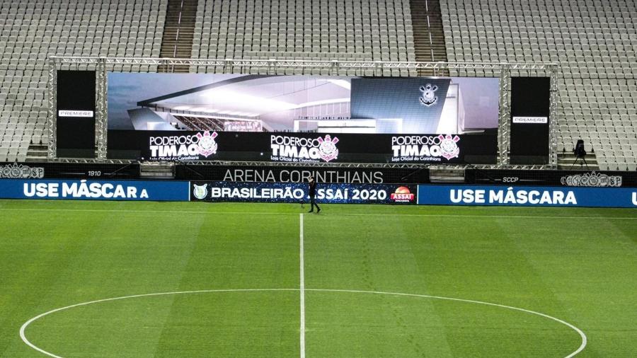 Arena Corinthians pronta para receber Corinthians x Coritiba pelo Brasileirão - Divulgação/Corinthians