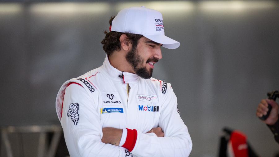 Caio Castro como piloto da Porsche Cup - Ryan Gomes