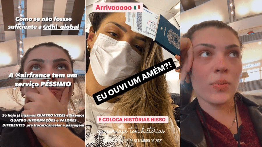 Rosamaria passa por perrengue em aeroporto após atraso com passaporte - Instagram