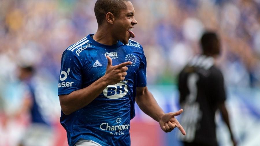 Vitor Roque marcou seis gols pela equipe profissional do Cruzeiro - Staff Images/Cruzeiro