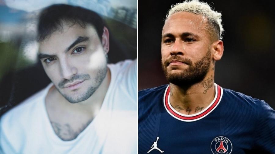 "Neymar fez todo o possível para me ajudar. Ele não precisava ter feito nada", disse o influenciador - Divulgação e Getty Images / Montagem UOL