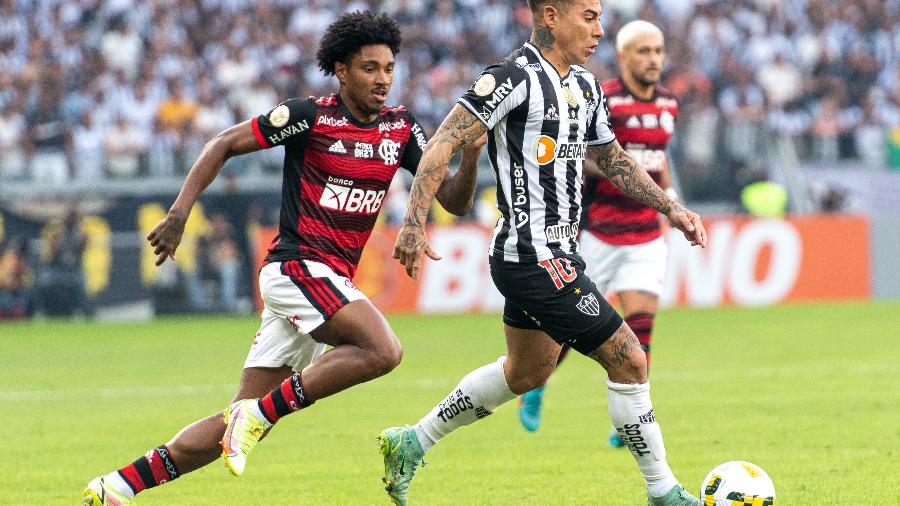 Atlético-MG e Flamengo se enfrentaram no domingo, pelo Brasileirão, e o time mineiro venceu por 2 a 0 - Alessandra Torres/AGIF