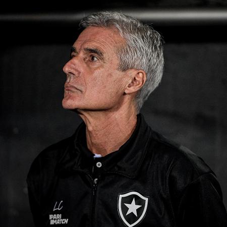 Luis Castro, técnico do Botafogo, durante jogo contra o Fluminense - Thiago Ribeiro/AGIF