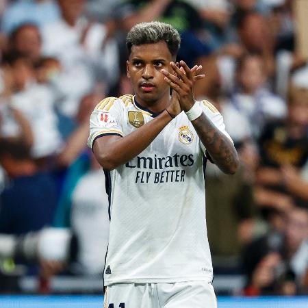 Rodrygo, em ação pelo Real Madrid - Soccrates Images/Getty Images
