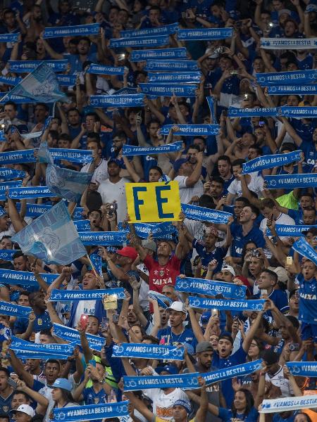 Torcida do Cruzeiro no Mineirão - Pedro Vale/AGIF