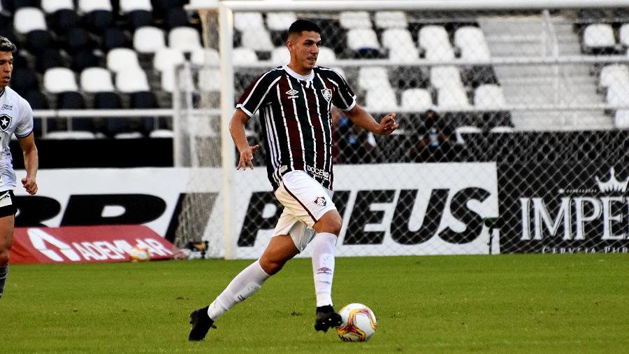 Nino voltou aos treinos e tem chances de voltar ao time contra o Flamengo - Mailson Santana/Fluminense FC