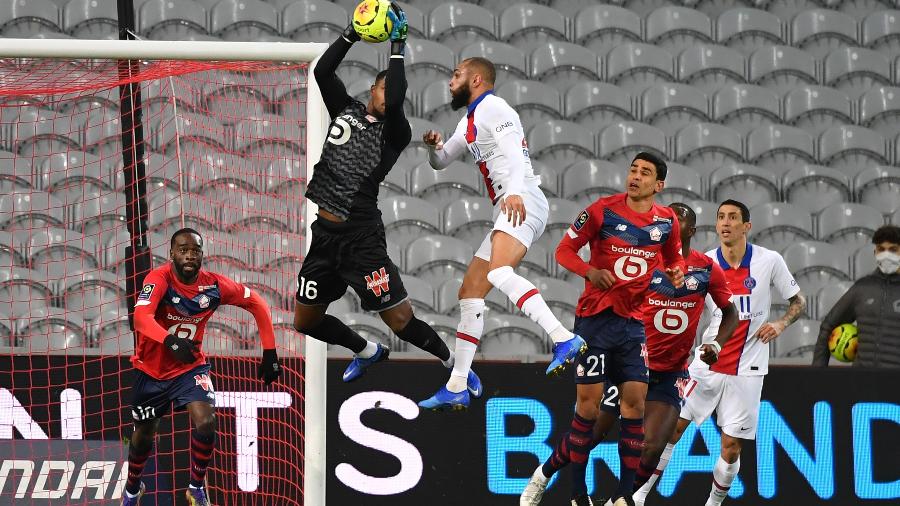 Lille e PSG não saíram do 0 a 0  - DENIS CHARLET/AFP