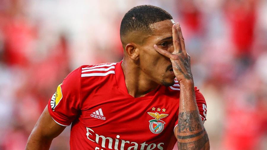 Gilberto, de 30 anos, tem contrato válido com o Benfica até junho de 2025 - Carlos Rodrigues/Getty Images
