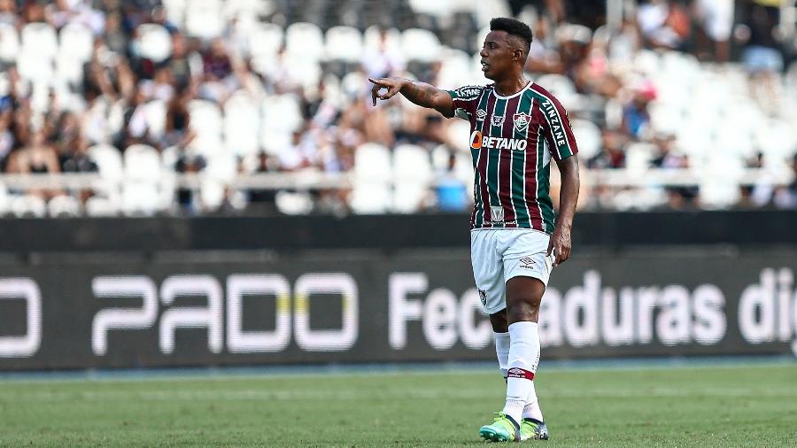 Wellington, volante do Fluminense, durante clássico com o Vasco, pelo Carioca - Lucas Merçon / Fluminense